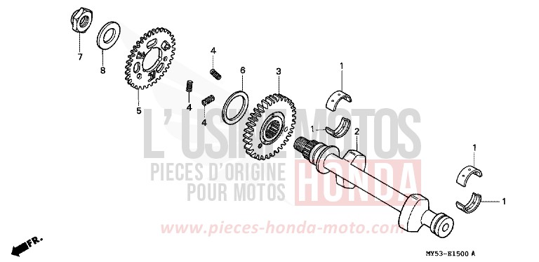 AUSGLEICHER von CB1300 Super Bold'or ABS SEYCHEL NIGHT BLUE (PB186) von 1994